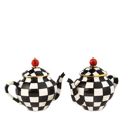 MACKENZIE-CHILDS MACKENZIE-CHILDS TEAPOT SALT & PEPPER SET