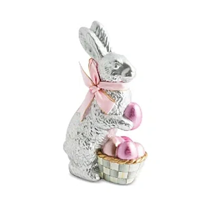Mackenzie-childs Touch Of Pink Foil Bunny In Multi