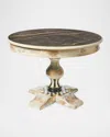 Mackenzie-childs Tuscan Farm 39" Round Pedestal Dining Table