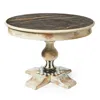 Mackenzie-childs Tuscan Farm 39" Round Pedestal Dining Table In Multi