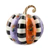 Mackenzie-childs Violet Patchwork Extra Large Pumpkin In Multi