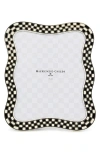 Mackenzie-childs Mackenzie Childs Wavy Check 8 X 10-inch Picture Frame In Black