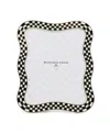 Mackenzie-childs Wavy Check Silver Plated Frame, 8" X 10" In Multi
