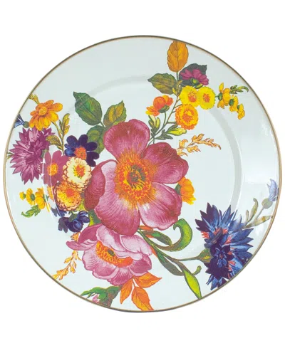 Mackenzie-childs White Flower Market Charger/plate In No Color