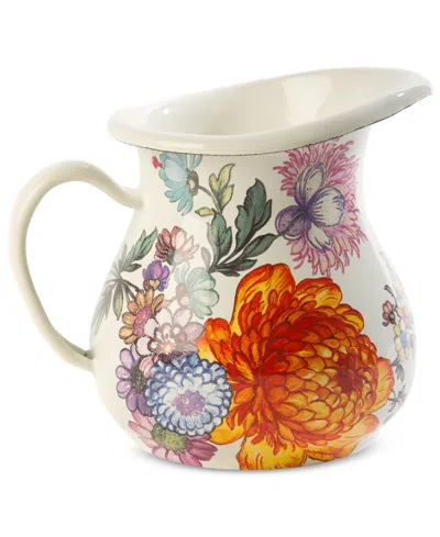 Mackenzie-childs White Flower Market Creamer In No Color