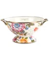 Mackenzie-childs White Flower Market Large Colander In No Color