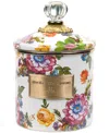 Mackenzie-childs Mackenzie Childs Flower Market Enameled Steel Small Canister In No Color