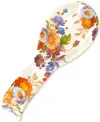 Mackenzie-childs White Flower Market Spoon Rest In No Color