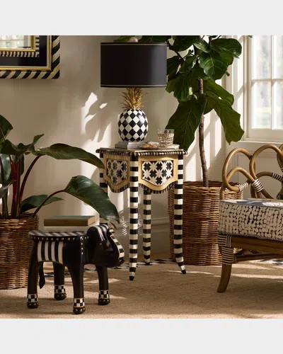 Mackenzie-childs Wild Indoors Accent Table In Brown