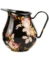 Mackenzie-childs Wild Rose Brown Pitcher In Multi