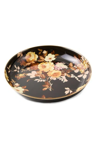 Mackenzie-childs Mackenzie Childs Wild Rose Enameled Steel Abundant Bowl In Multi