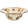 Mackenzie-childs Mackenzie Childs Wild Rose Enameled Steel Serving Bowl In Multi