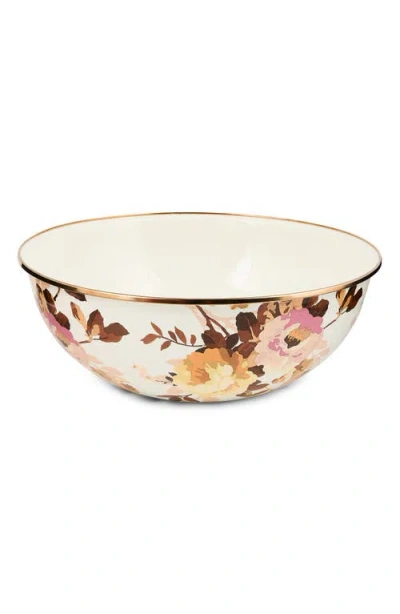 MACKENZIE-CHILDS MACKENZIE CHILDS WILD ROSE EXTRA LARGE EVERYDAY BOWL