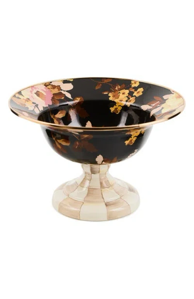 Mackenzie-childs Mackenzie Childs Wild Rose Large Compote Bowl In Multi