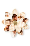 Mackenzie-childs Mackenzie Childs Wild Rose Large Wallflower In Neutral