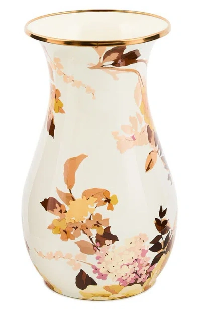 MACKENZIE-CHILDS MACKENZIE CHILDS WILD ROSE TALL VASE