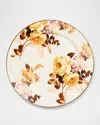 Mackenzie-childs Wild Rose White Charger Plate