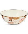 Mackenzie-childs Wild Rose White Medium Everyday Bowl, 80-oz. In Multi