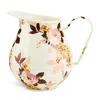 Mackenzie-childs Wild Rose White Pitcher In Multi