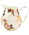 Mackenzie-childs Wild Rose White Pitcher In Multi