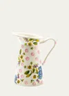 Mackenzie-childs Wildflowers Enamel Practical Pitcher