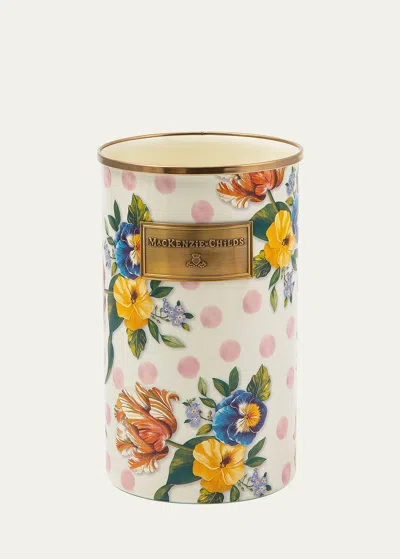 Mackenzie-childs Wildflowers Enamel Utensil Holder In Multi