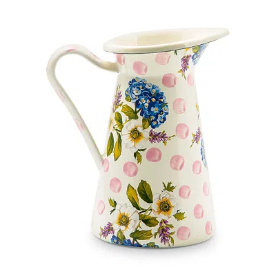 Mackenzie-childs Wildflowers Enameled Medium Pitcher