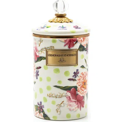 Mackenzie-childs Mackenzie Childs Wildflowers Large Enameled Canister