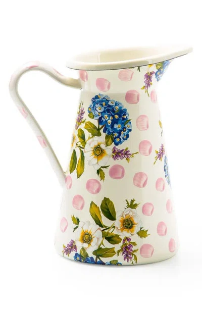 Mackenzie-childs Mackenzie Childs Wildflowers Medium Practical Pitcher In Multi