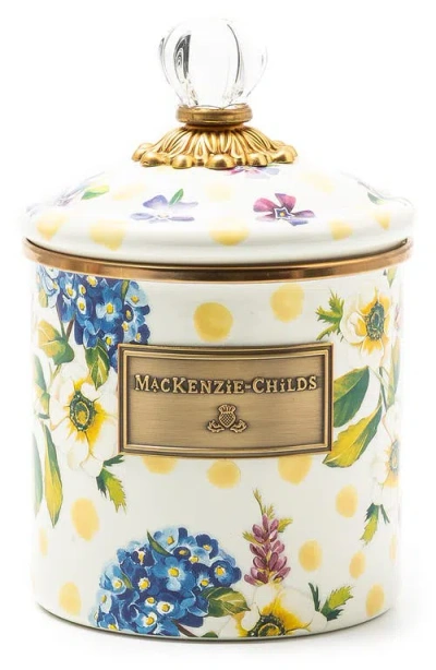 Mackenzie-childs Mackenzie Childs Wildflowers Small Enamel Canister In Multi