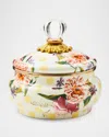 Mackenzie-childs Wildflowers Yellow Squashed Pot