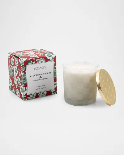 Mackenzie-childs Winter Bouquet Candle, 23 Oz. In Animal Print