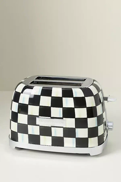 Mackenzie-childs Check 2-slice Toaster In Black