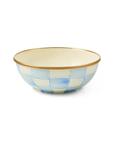 Mackenzie-childs Check Everyday Bowl In Blue