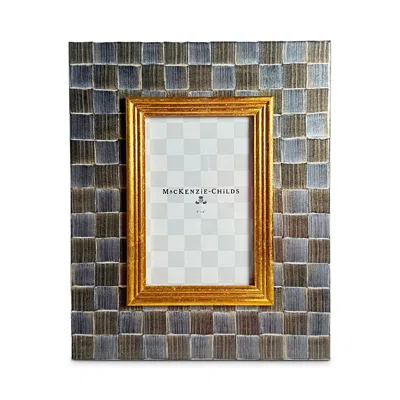 Mackenzie-childs Check Frame, 4 X 6 In Multi