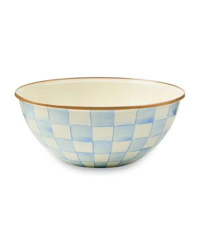Mackenzie-childs Check Large Everyday Bowl In Blue