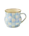 Mackenzie-childs Check Pattern Mug In Blue