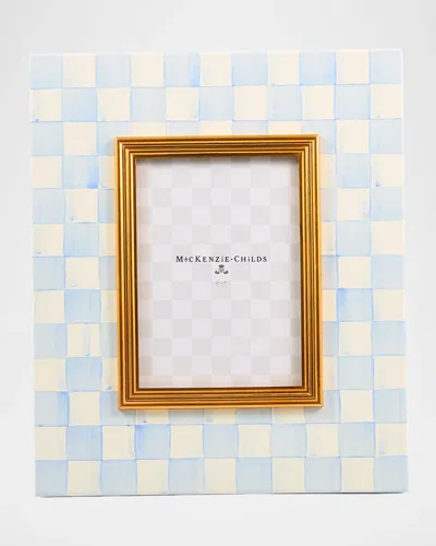 Mackenzie-childs Checkered Photo Frame In Multi