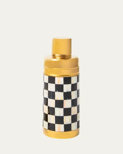 Mackenzie-childs Courtly Check 3260 Gold Cocktail Shaker In Yellow