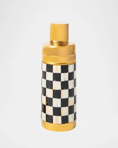 Mackenzie-childs Courtly Check 3260 Gold Cocktail Shaker