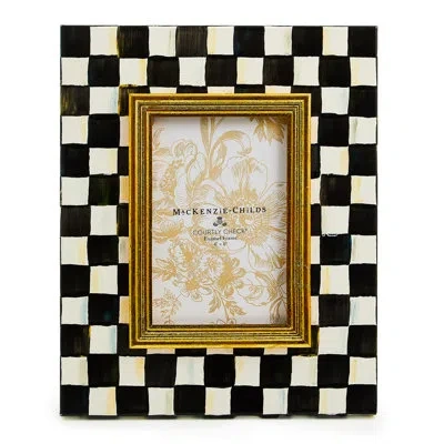 Mackenzie-childs Courtly Check Frame In Black