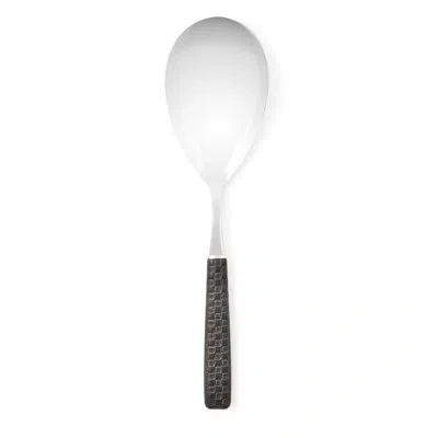 Mackenzie-childs Everyday Serving Spoon In Black