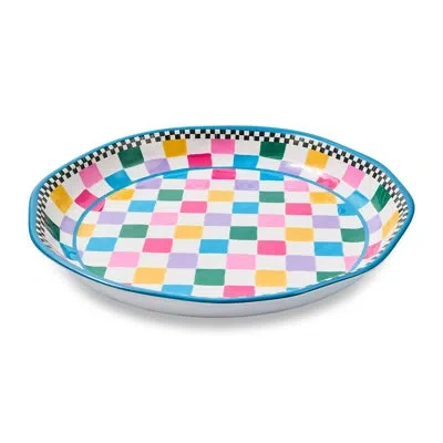 Mackenzie-childs Jamboree Melamine Large Platter In Multi