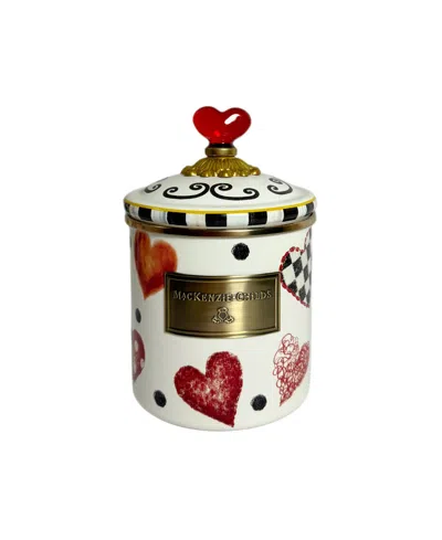 Mackenzie-childs Love Small Canister In Multi