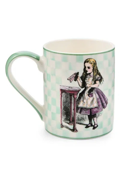 Mackenzie-childs Mackenzie Childs Alice Check Mug In Blue