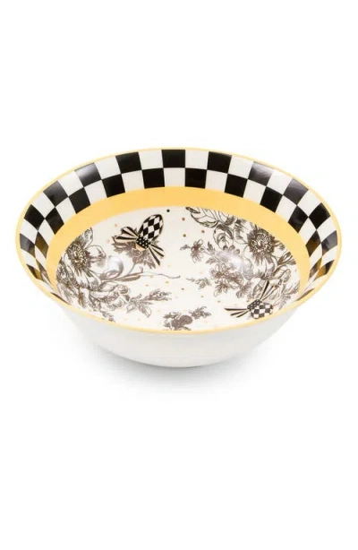 Mackenzie-childs Mackenzie Childs Bee Toile Bowl In Multi