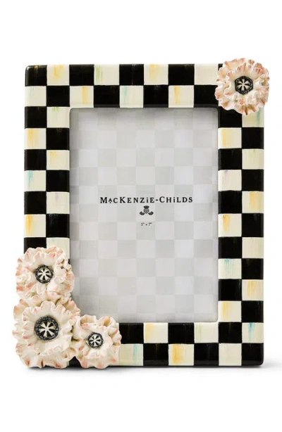 Mackenzie-childs Mackenzie Childs Blush Poppy 5 X 7-inch Frame In Black