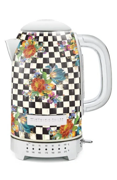 Mackenzie-childs Mackenzie Childs Courtly Flower Market Electric Kettle In Multi