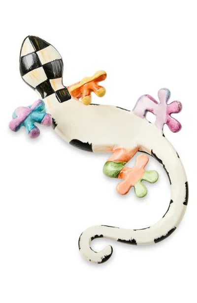 Mackenzie-childs Mackenzie Childs Gecko Pot Climber In Green