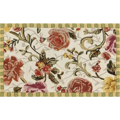 Mackenzie-childs Mackenzie Childs Golden Peonies Rug In Multi